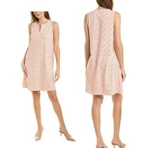 J.Mclaughlin Ellison Shift Mini Dress Size Small Catalina Cloth Stretch Casual